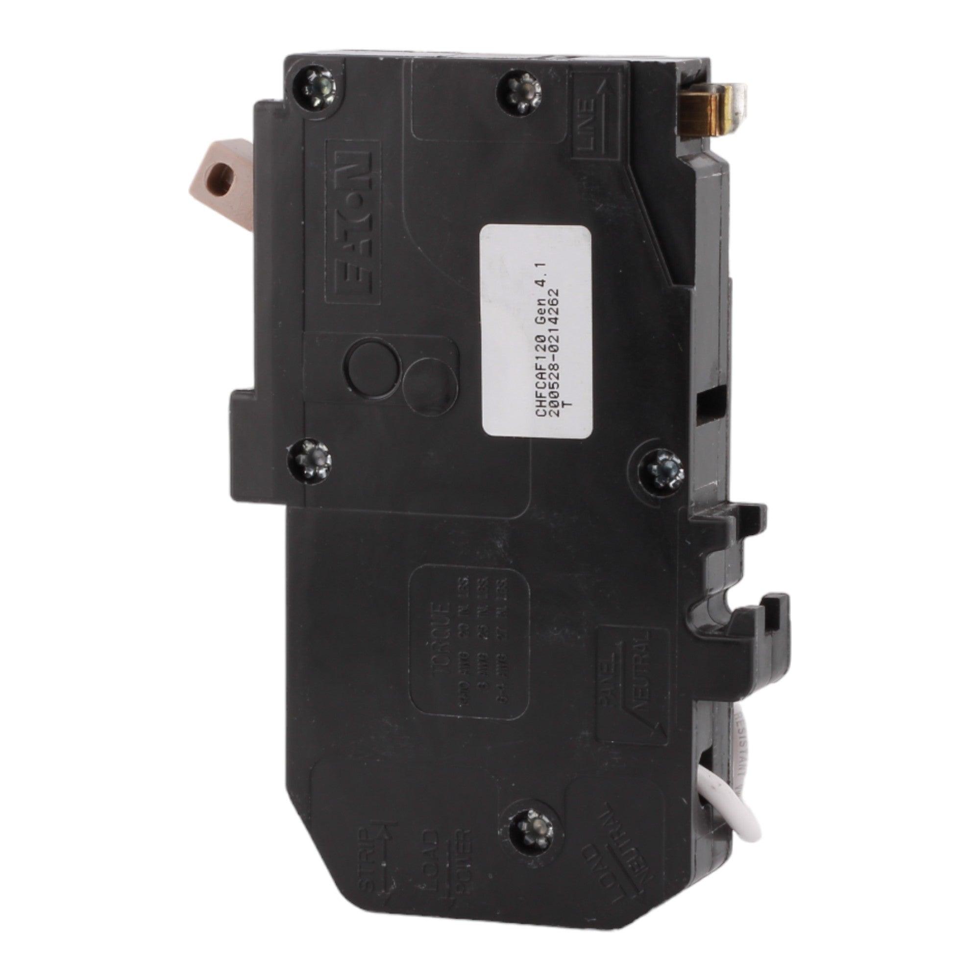 Eaton CHFCAF120 20 Amp Single Pole 120V Pigtail-Neutral AFCI Arc Fault Circuit Breaker UL - Image 4