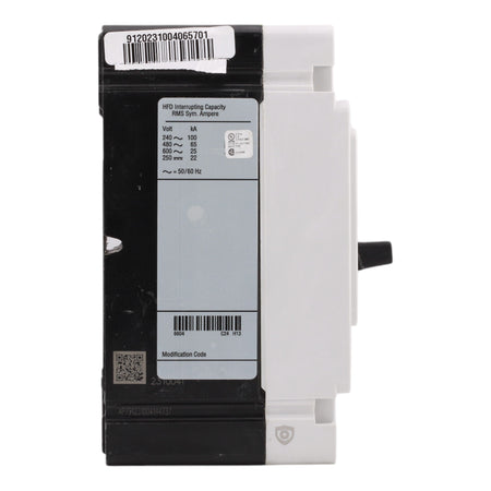Eaton HFD2030 Molded Case Circuit Breaker, 30A, 600V AC, 250V DC, 2-Pole, 65 kAIC, F-Frame - Image 5