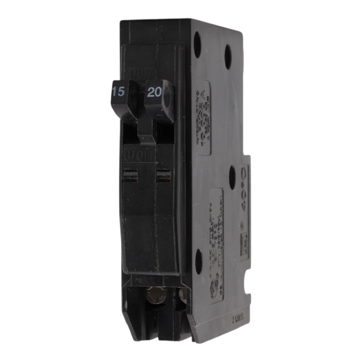 Square D QOT1520 15/20 Amps 120/240 Volts Tandem Single Pole Circuit Breaker Plug-In for QO Panels - Image 3