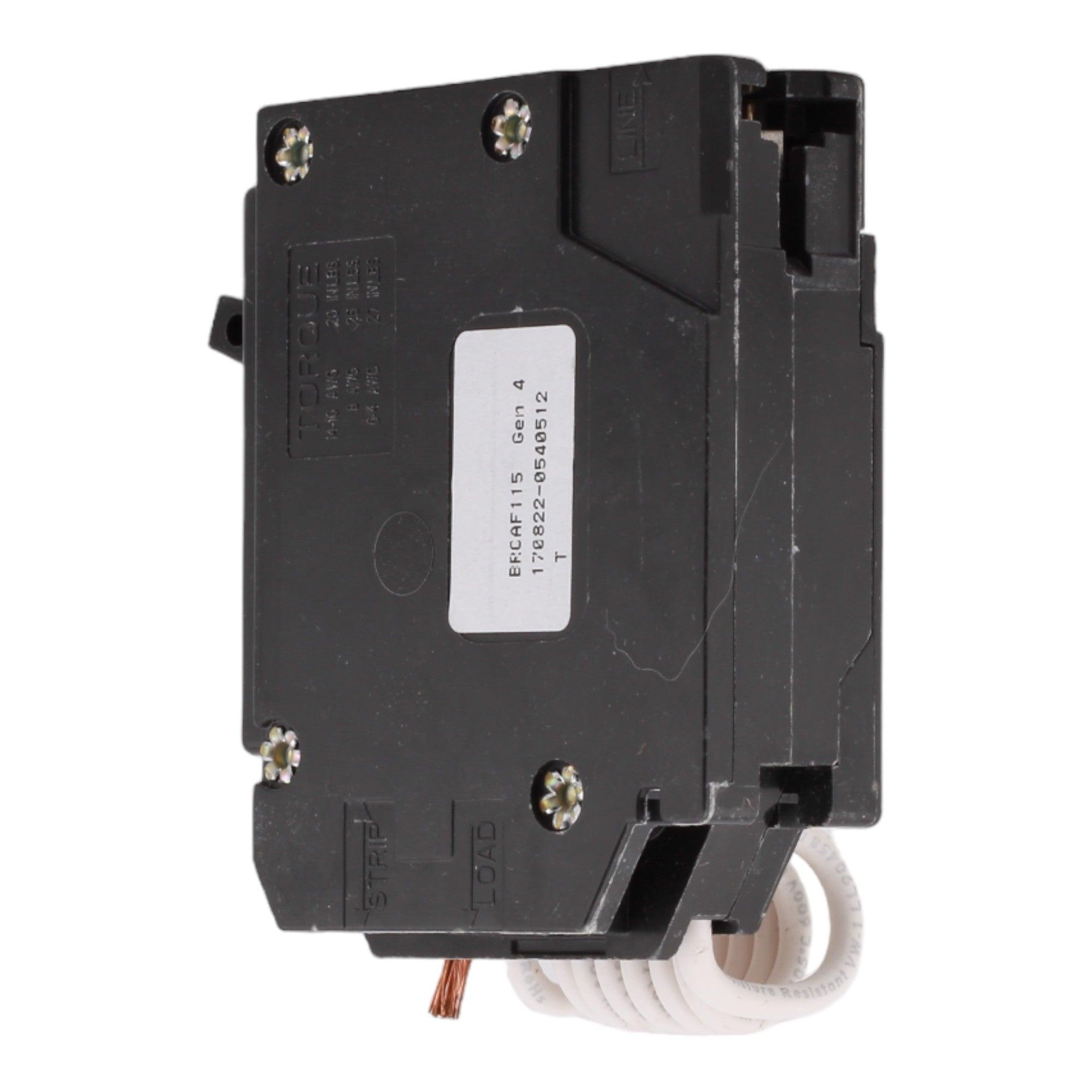 Eaton BRCAF115 15 Amp Single Pole 120V Pigtail-Neutral AFCI Arc Fault Circuit Breaker UL - Image 5