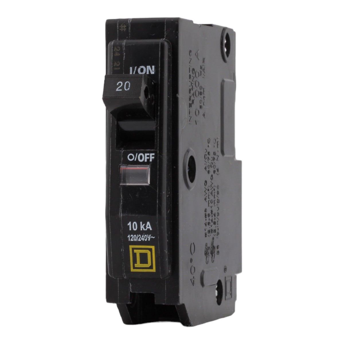 Square D QO QO120 20A 1P 120/240V Circuit Breaker - Image 3