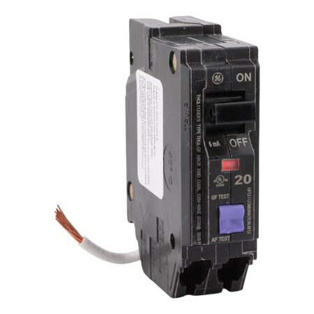 GE THQL1120DFS 20A 1P 120V Dual Function AFCI/GFCI Circuit Breaker