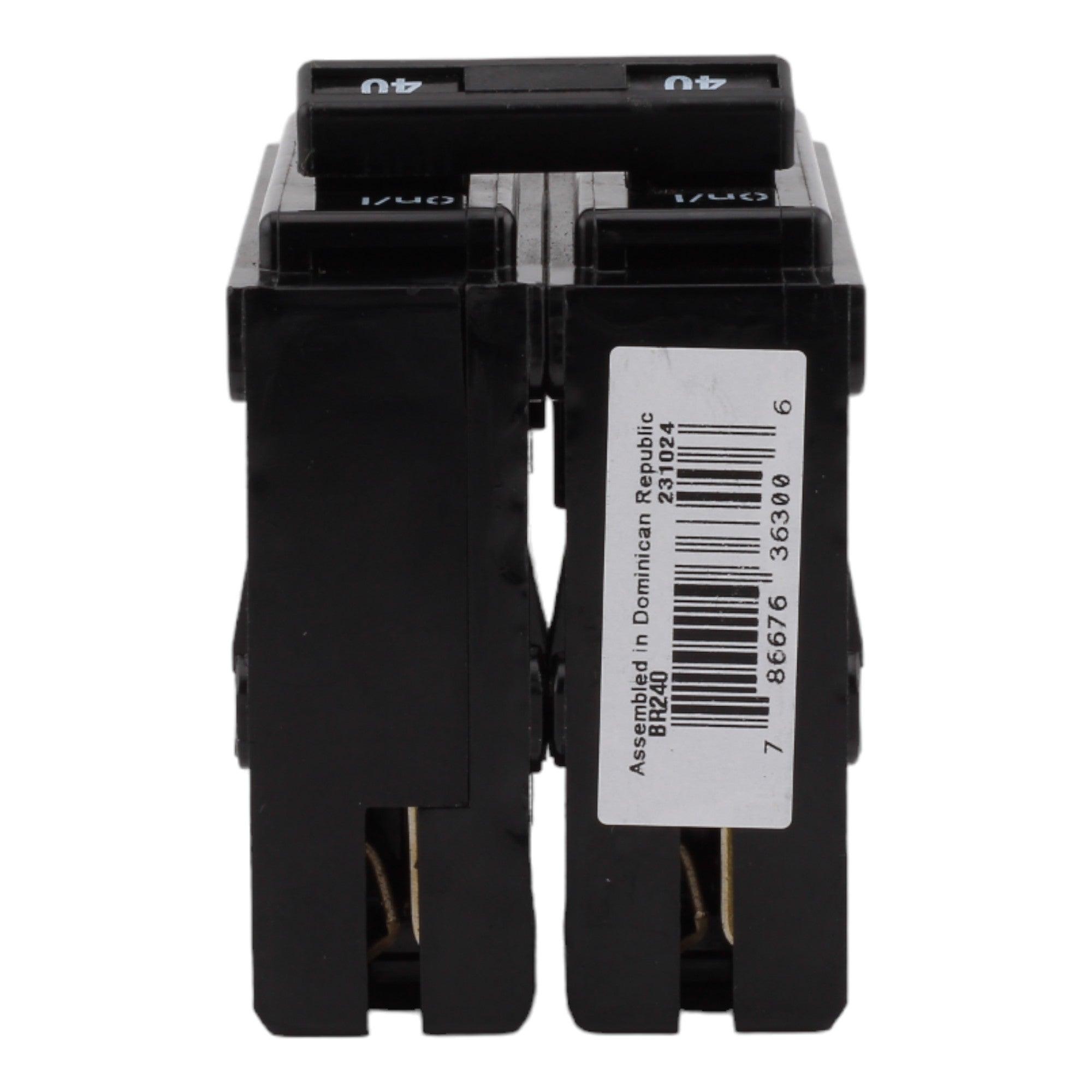 Eaton BR240 Circuit Breaker 40A 120/240V 2-Pole Plug-In Thermal Magnetic Type BR - Image 8