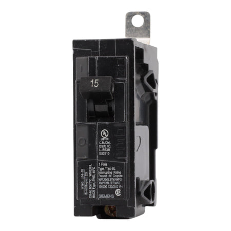 Siemens B115 15 Amps 120 Volts Single Pole Thermal Magnetic Circuit Breaker, Bolt-On Mount, For Siemens Panels - Image 3