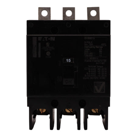 Eaton GHB3015 15A 3P 480V G-Frame Molded Case Circuit Breaker - Image 3