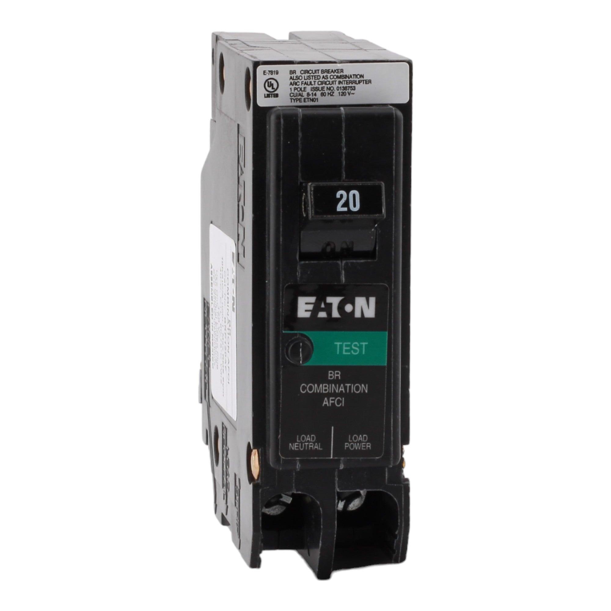 Eaton BR BRP120AF 20A 1P 120V AFCI Plug on Neutral Circuit Breaker - Image 3