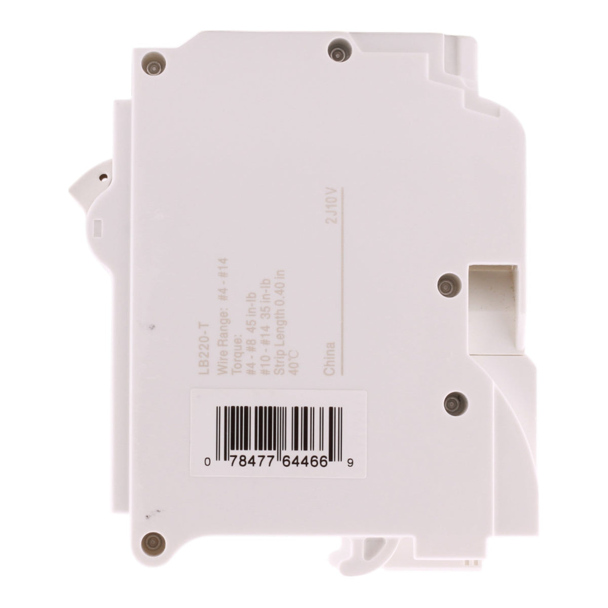 Leviton LB220-T 20A 2P 120/240V Standard Plug-On Neutral Circuit Breaker - Image 6