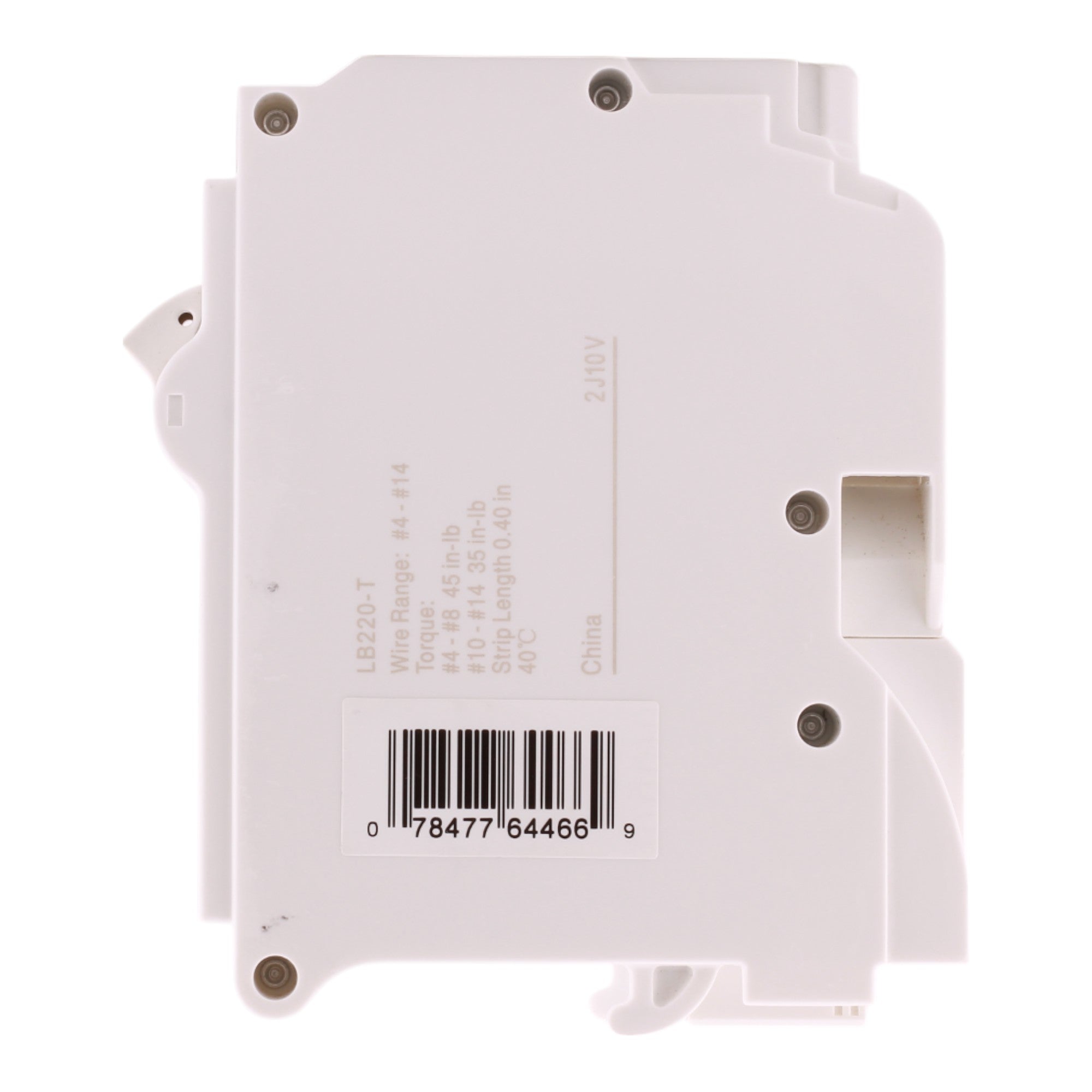 Leviton LB220-T 20A 2P 120/240V Standard Plug-On Neutral Circuit Breaker - Image 6