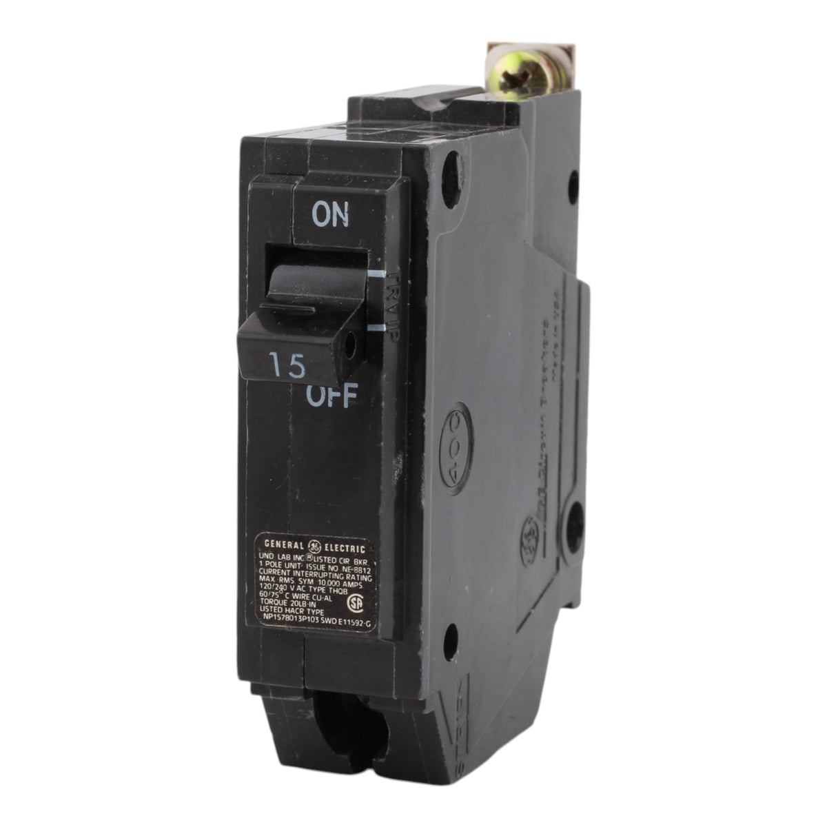 GE THQB1115 15A 1P 120/240V Q-Line Bolt-On Circuit Breaker - Image 8