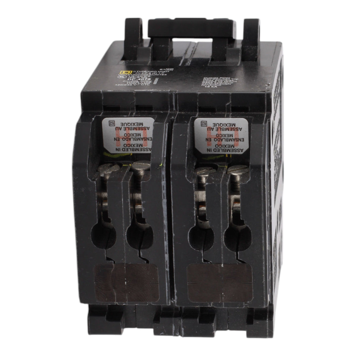 Square D HOMT1515220, 15A/20A, 120/240V, Quad Tandem Circuit Breaker, Plug-In, for Homeline Load Centers - Image 7
