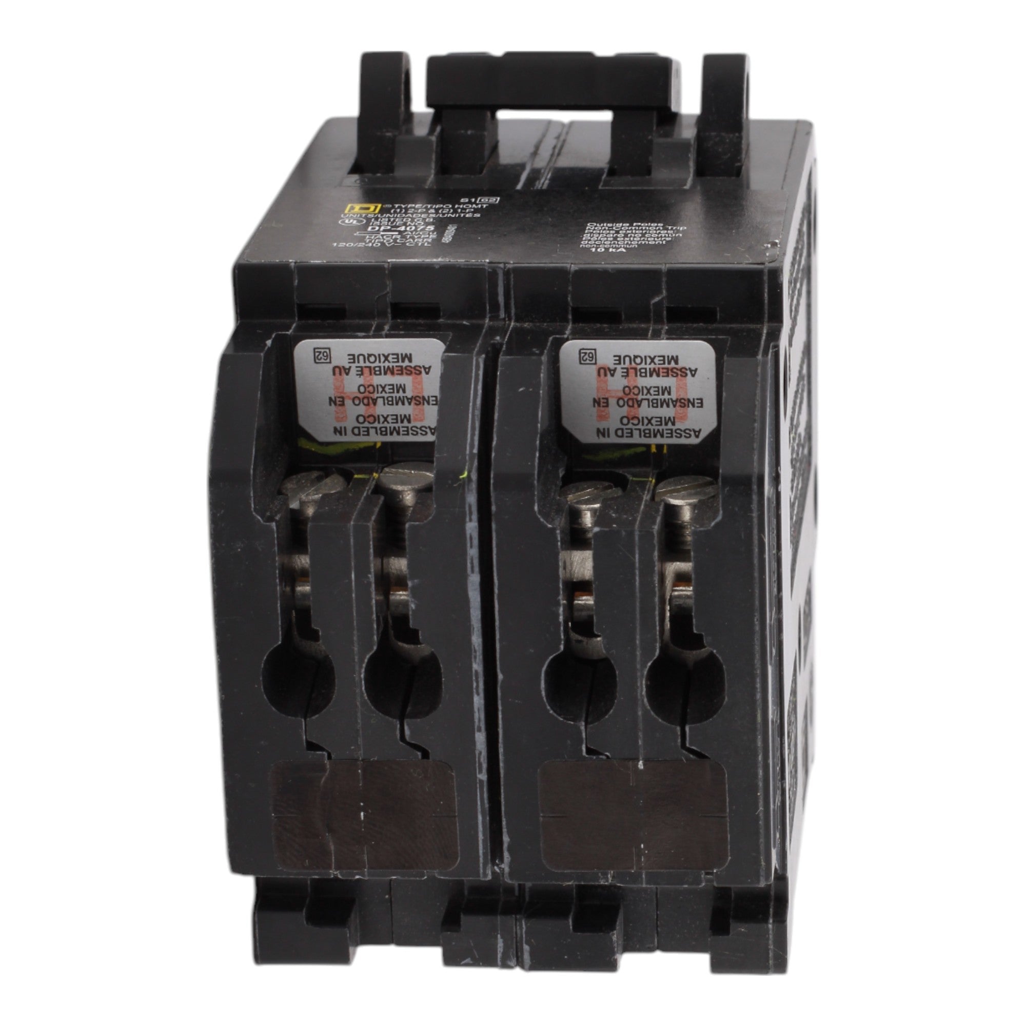 Square D HOMT1515220, 15A/20A, 120/240V, Quad Tandem Circuit Breaker, Plug-In, for Homeline Load Centers - Image 7