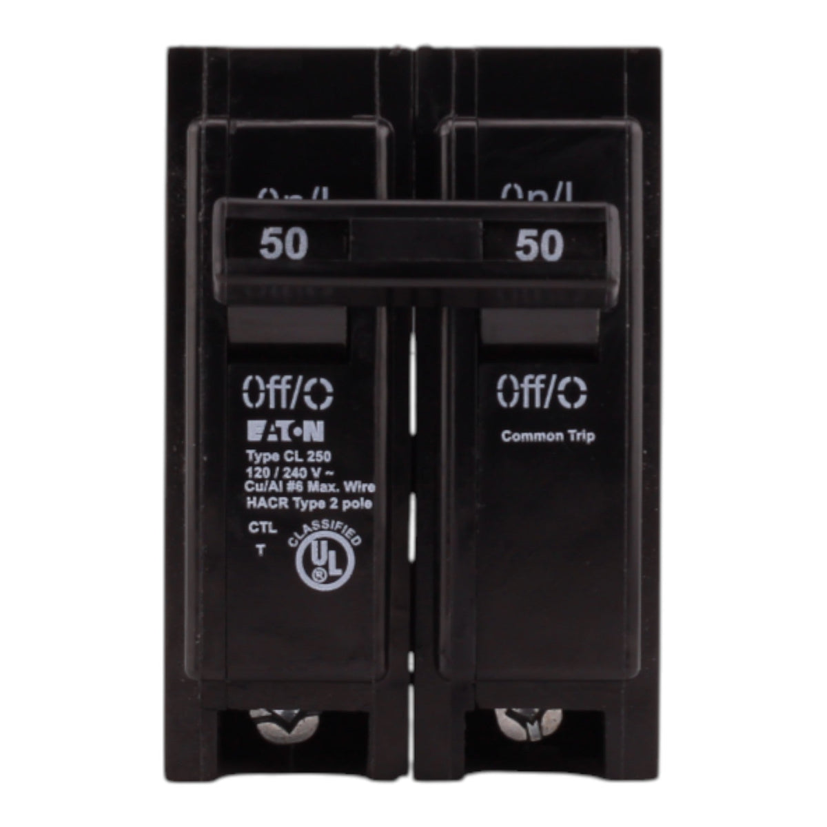Eaton CL250 50A 2P 120/240V Classified Circuit Breaker - Image 3