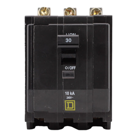 Square D QOB330 30 Amp 3 Pole 240V Standard Trip Bolt-On Circuit Breaker UL - Image 2