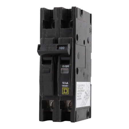 Square D QOU2100, 100 Amps, 120/240 Volts, Double Pole, Miniature Circuit Breaker, Standard Trip, Unit Mount - Image 3