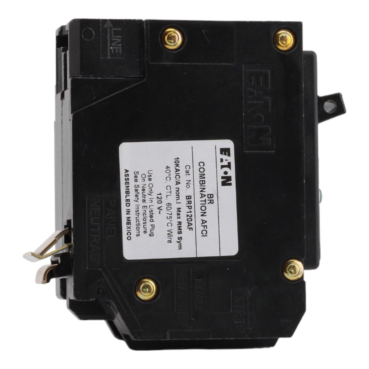 Eaton BR BRP120AF 20A 1P 120V AFCI Plug on Neutral Circuit Breaker - Image 5