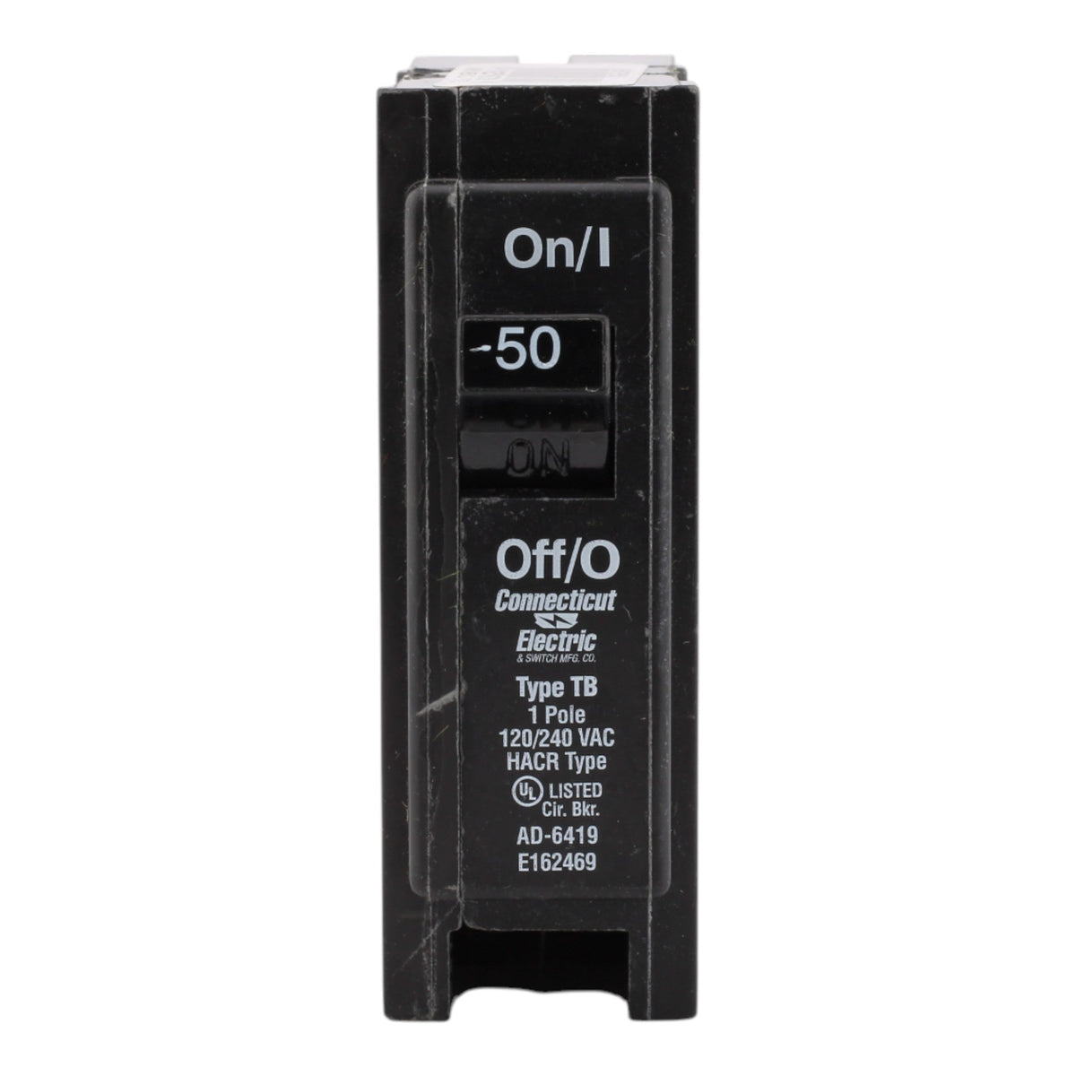 Connecticut Electric UBITB150 50A 1P 240V Molded Case Breaker - Image 2