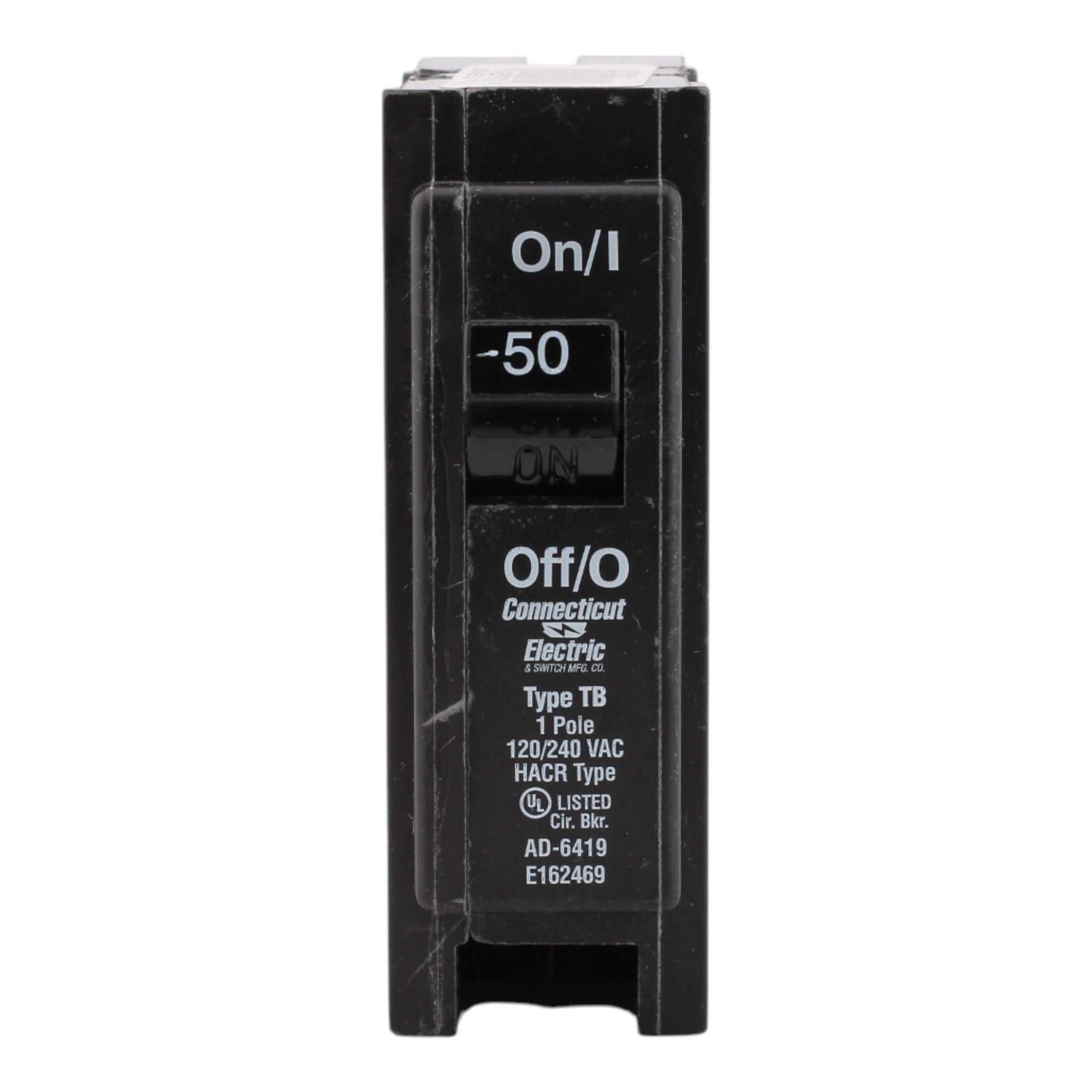 Connecticut Electric UBITB150 50A 1P 240V Molded Case Breaker - Image 2