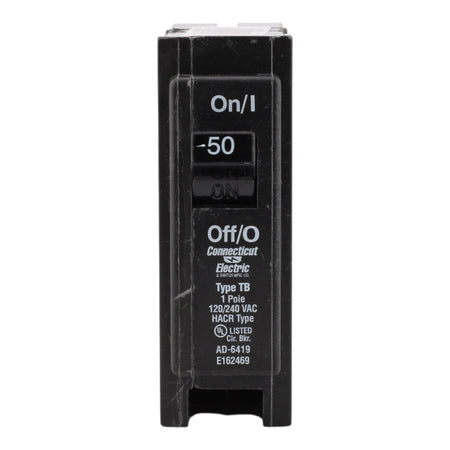 Connecticut Electric UBITB150 50A 1P 240V Molded Case Breaker - Image 2