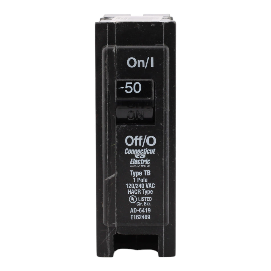 Connecticut Electric UBITB150 50A 1P 240V Molded Case Breaker - Image 2