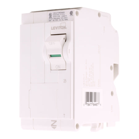 Leviton Load Center LB225-T 25A 2P 120/240V Plug-On Neutral Breaker