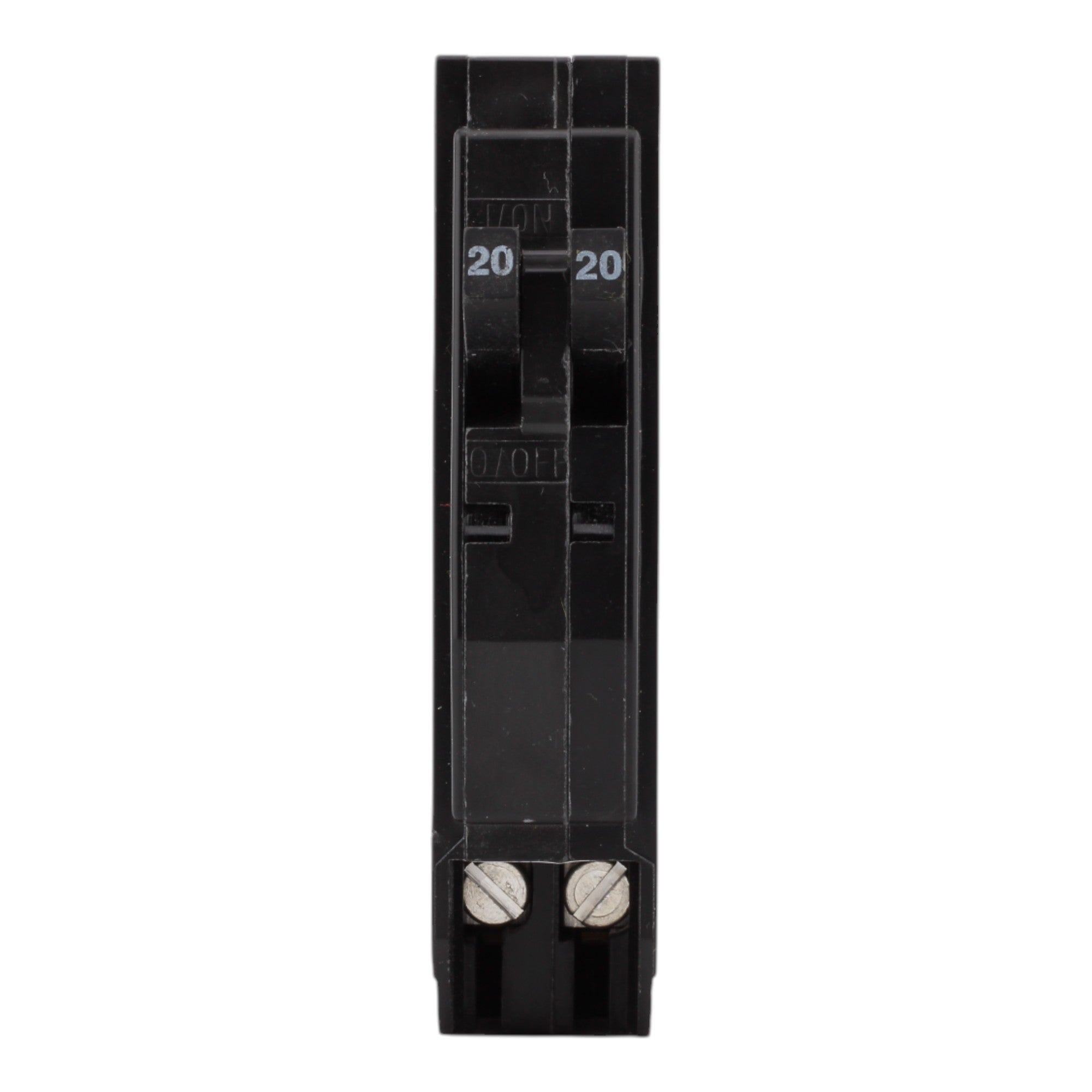 Square D QO2020 20/20A 120/240V Tandem Thermal Magnetic Circuit Breaker, Plug-In, 10kA Interrupt, for QO Load Centers - Image 2