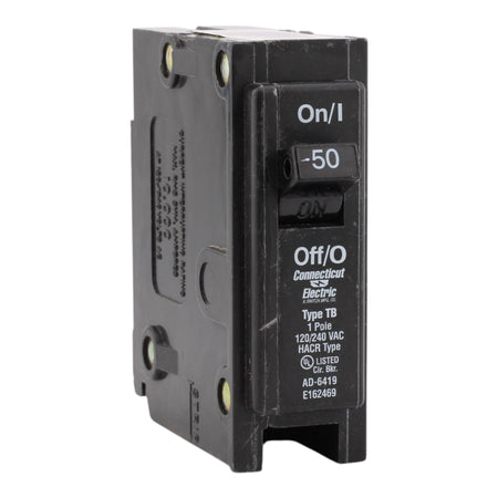 Connecticut Electric UBITB150 50A 1P 240V Molded Case Breaker