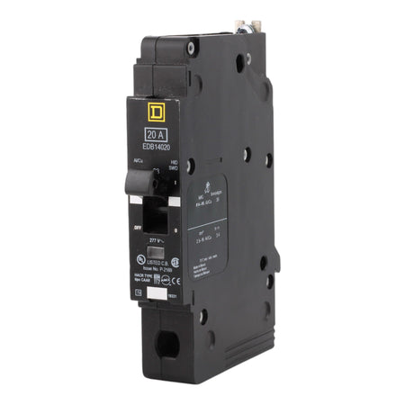 Square D EDB14020 20A 1P 277V Thermal-Magnetic Circuit Breaker - Image 6