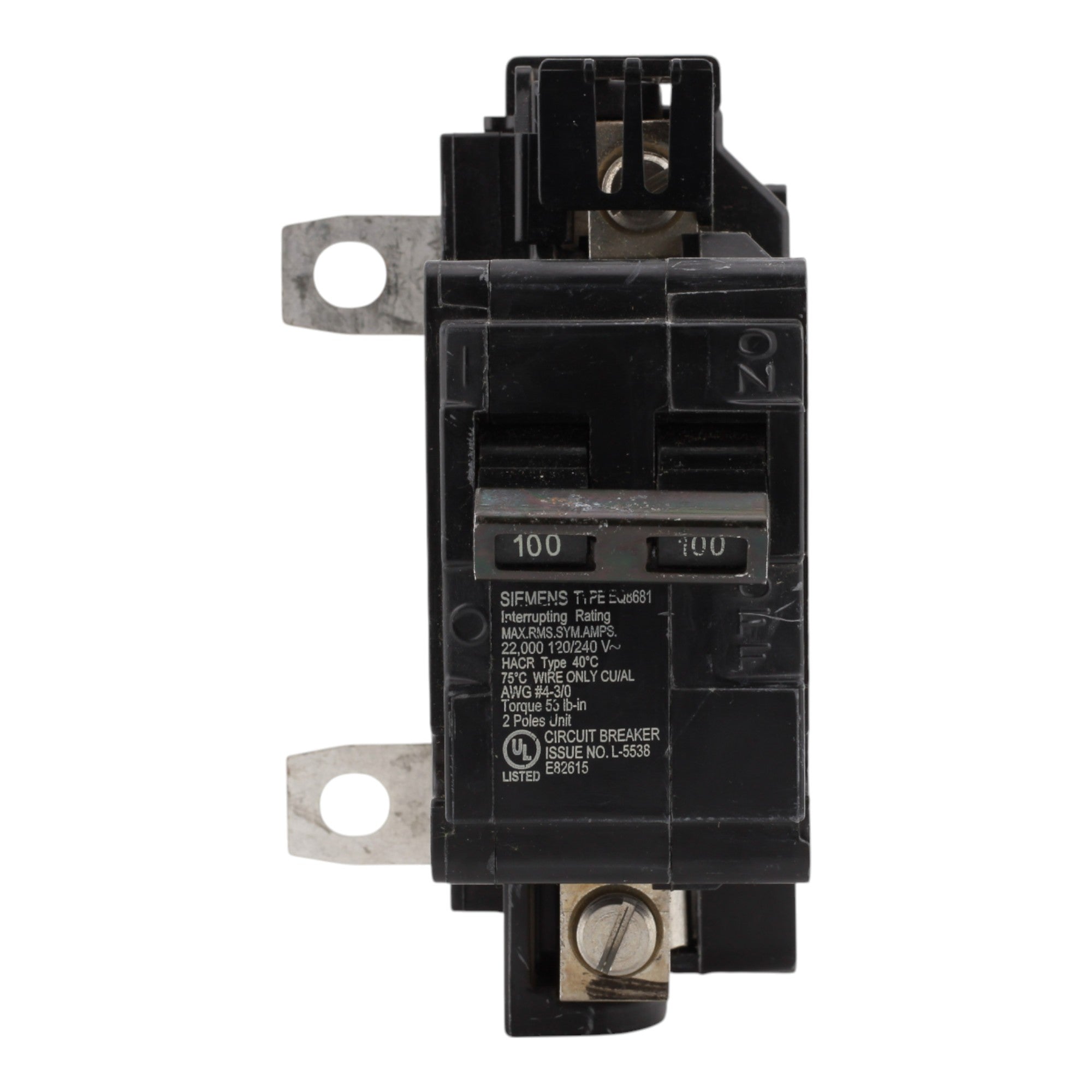 Siemens EQ EQ8681 100A Family G Main Circuit Breaker - Image 2