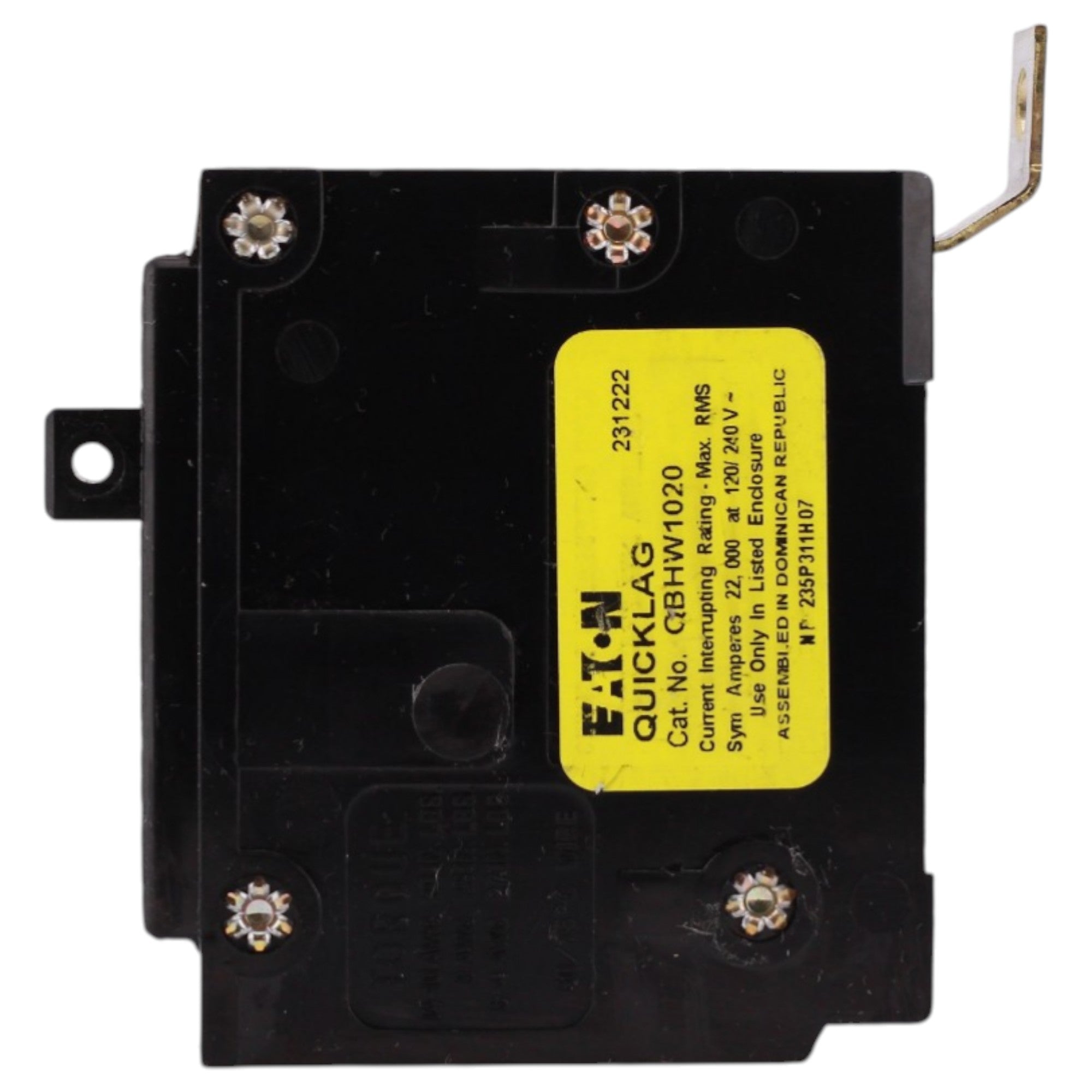 Eaton Quicklag, QBHW1020, 20A, 1P, 120/240V, Bolt-On, Circuit Breaker - Image 3