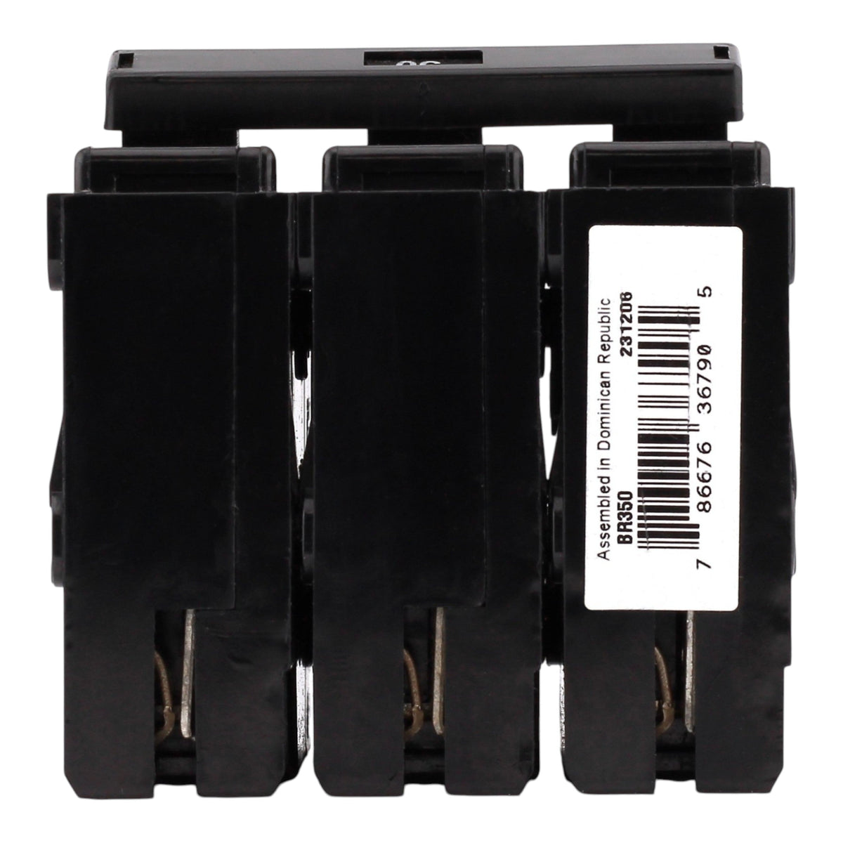 Eaton BR350 50A 3P 240V Thermal Magnetic Plug-On Circuit Breaker - Image 7