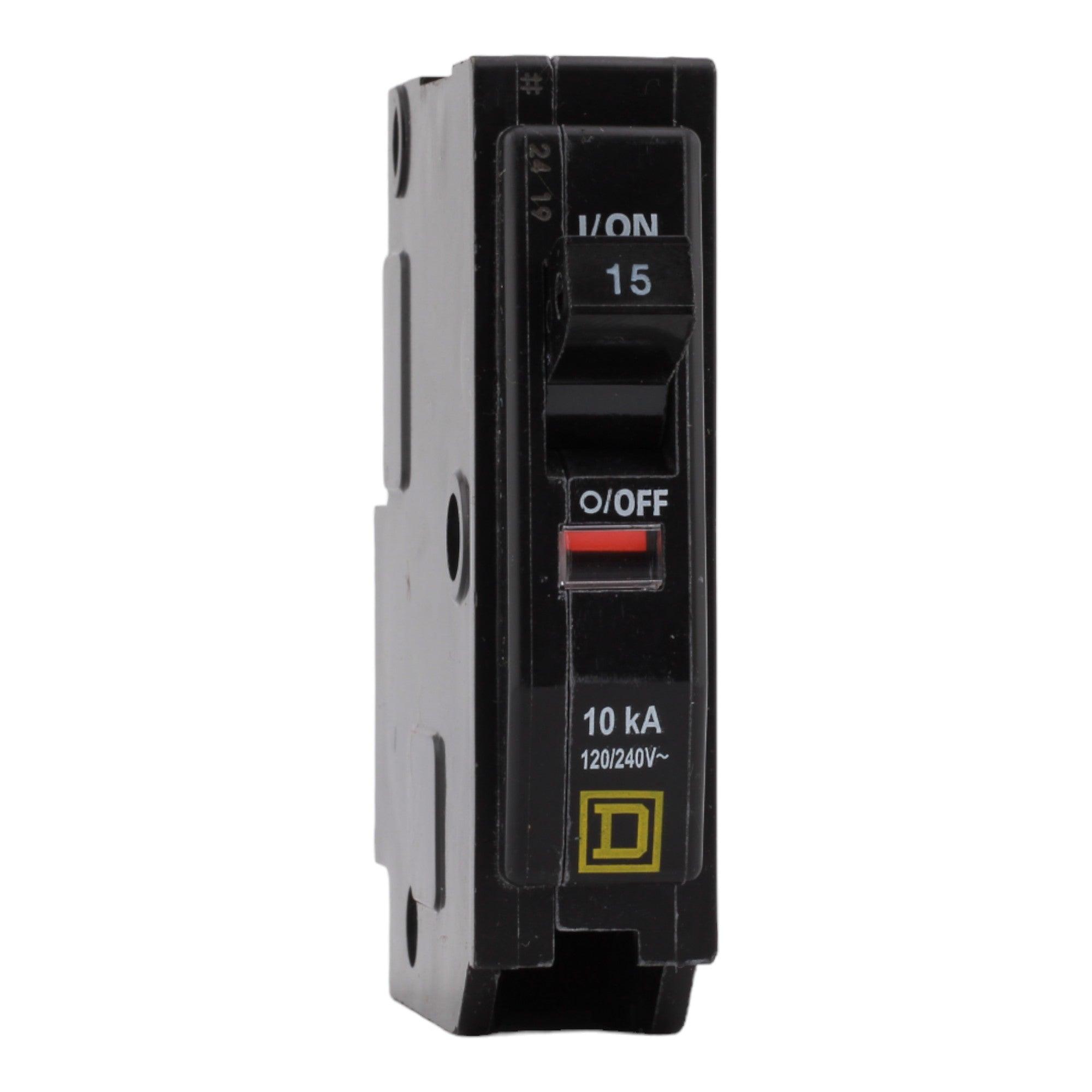 Square D QO QO115 15A 1P 120/240V Circuit Breaker - Image 2