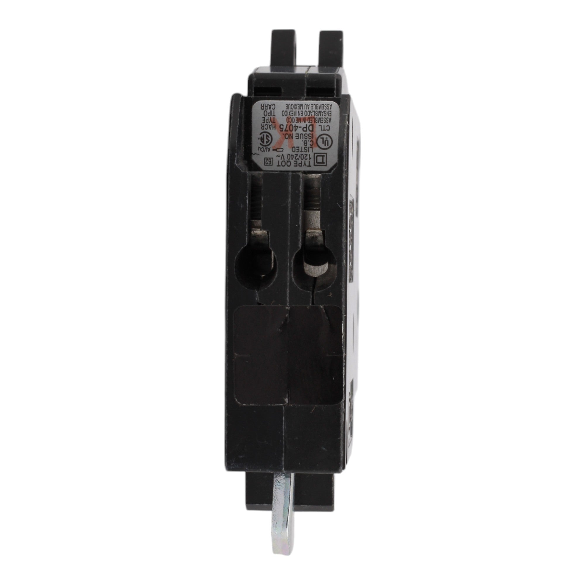 Square D QOT1520 15/20 Amps 120/240 Volts Tandem Single Pole Circuit Breaker Plug-In for QO Panels - Image 7