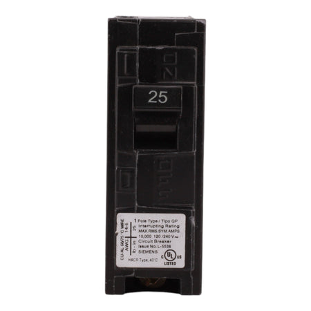 Siemens QP Q125 25A 1P 120V Circuit Breaker - Image 2