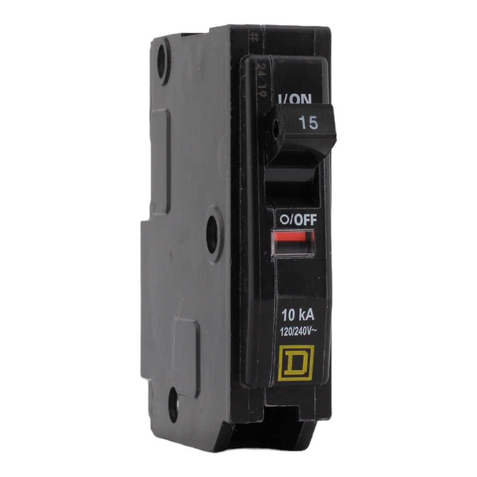 Square D QO QO115 15A 1P 120/240V Circuit Breaker