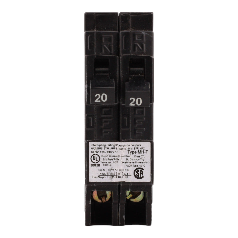 Murray MP2020 20A-20A 2P 120V Duplex Circuit Breaker - Image 2