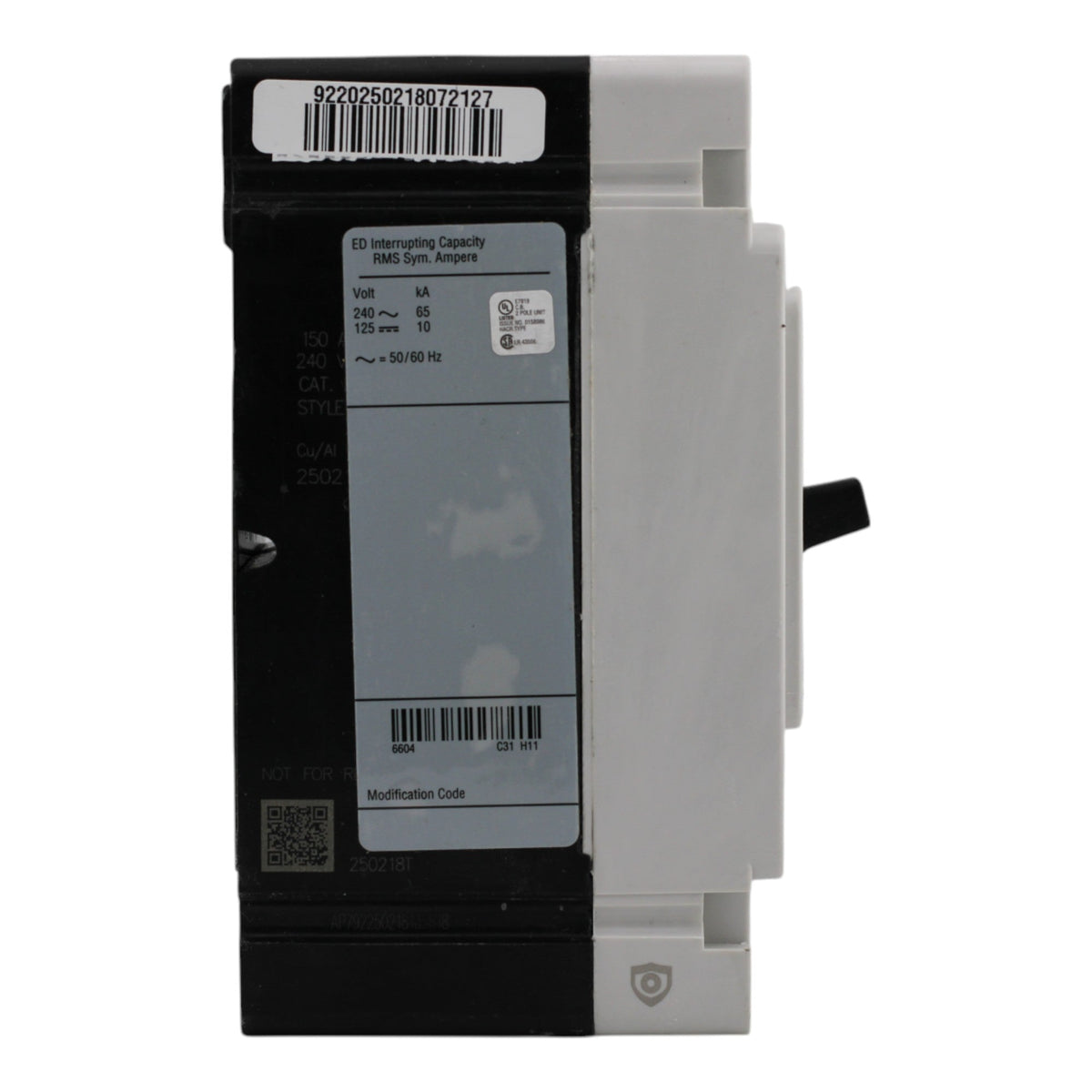 Eaton ED2150L 150A 2P 240V Molded Case Circuit Breaker - Image 4