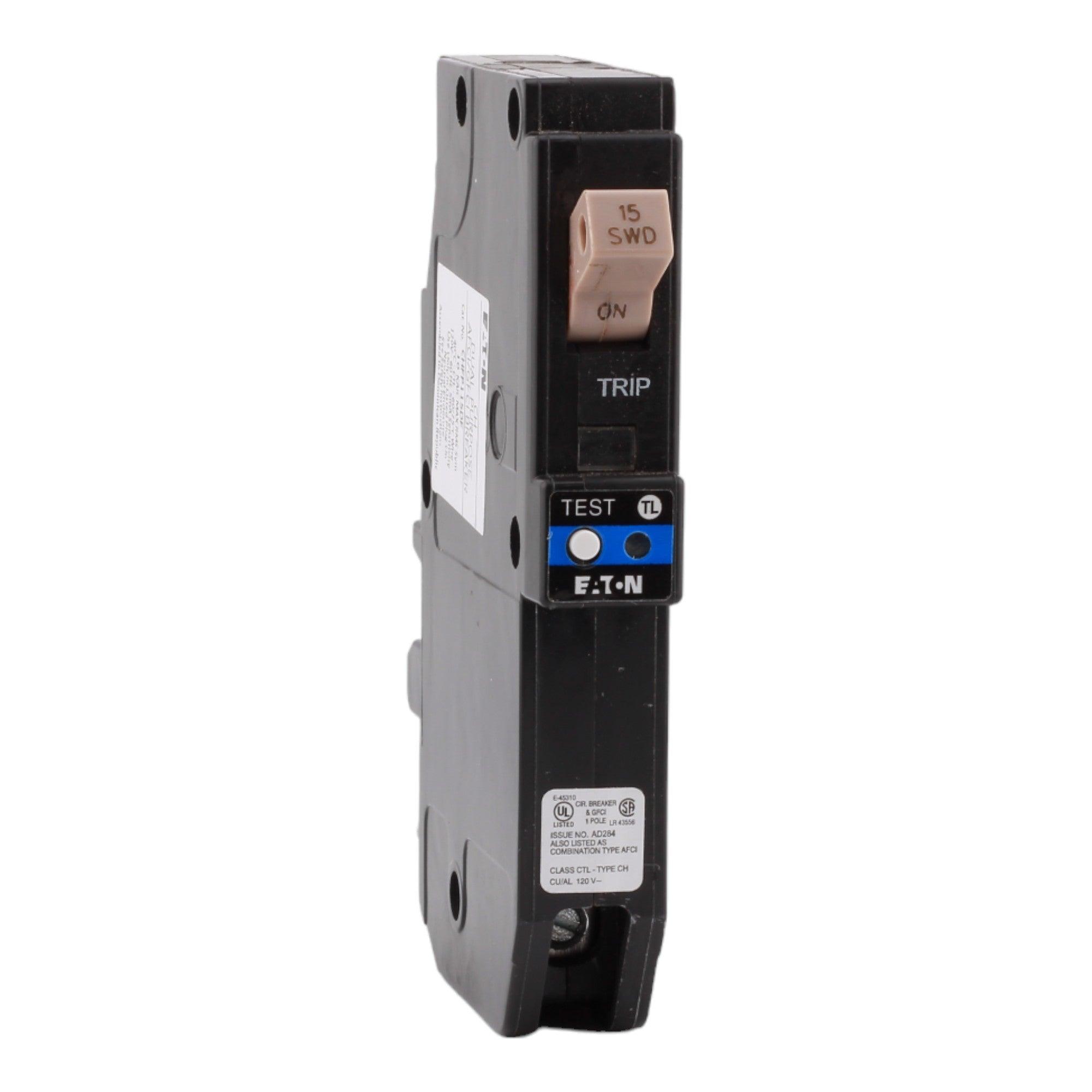 Eaton CH CHFP115DF 15A 1P 120V AFCI/GFCI Plug-On Neutral Circuit Breaker - Image 3