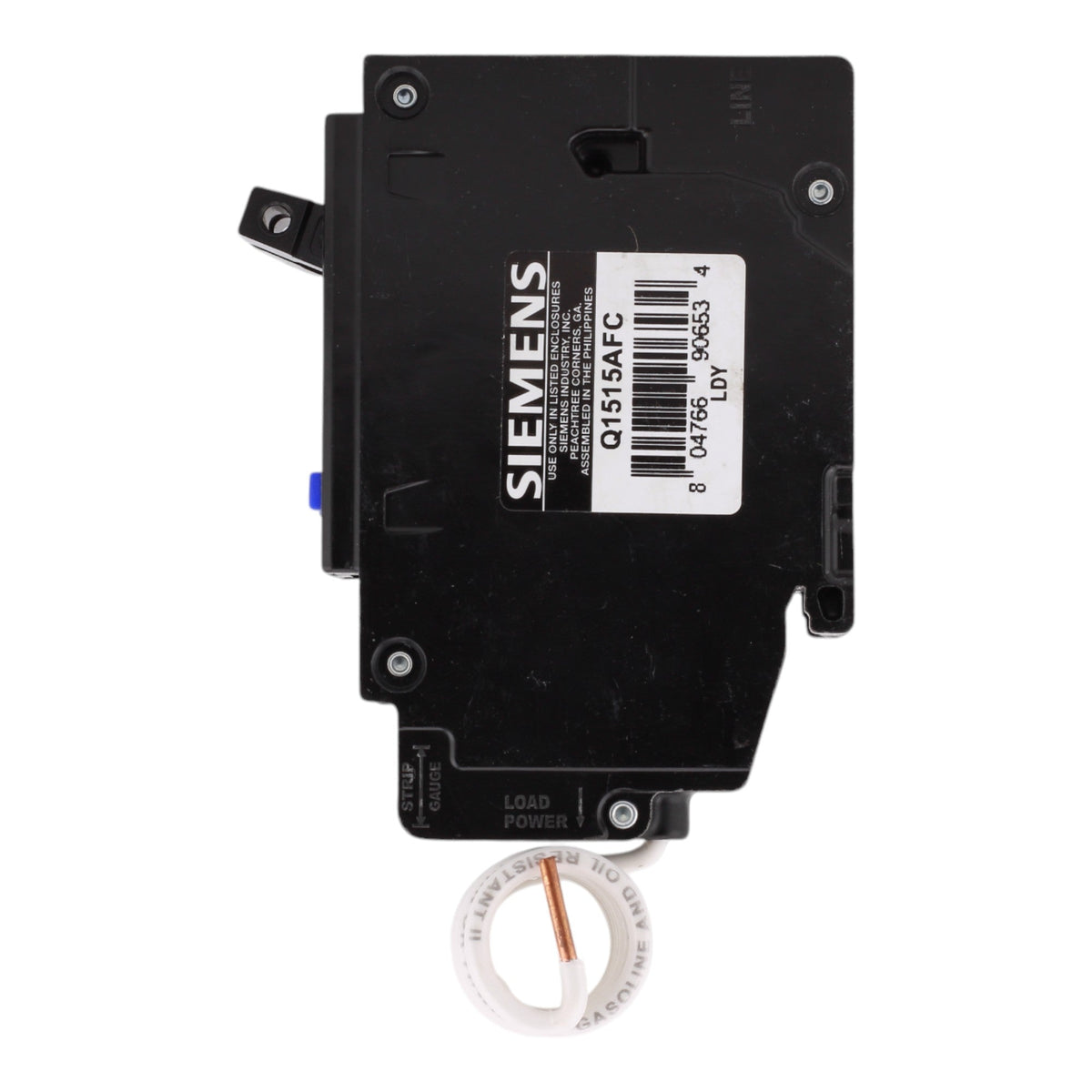 Siemens Q1515AFC, 15A/15A, 120V, Twin (Tandem) Plug-In Circuit Breaker, Combination Type AFCI, 10kA Interrupt Rating - Image 5