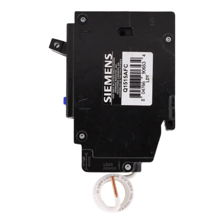 Siemens Q1515AFC, 15A/15A, 120V, Twin (Tandem) Plug-In Circuit Breaker, Combination Type AFCI, 10kA Interrupt Rating - Image 5