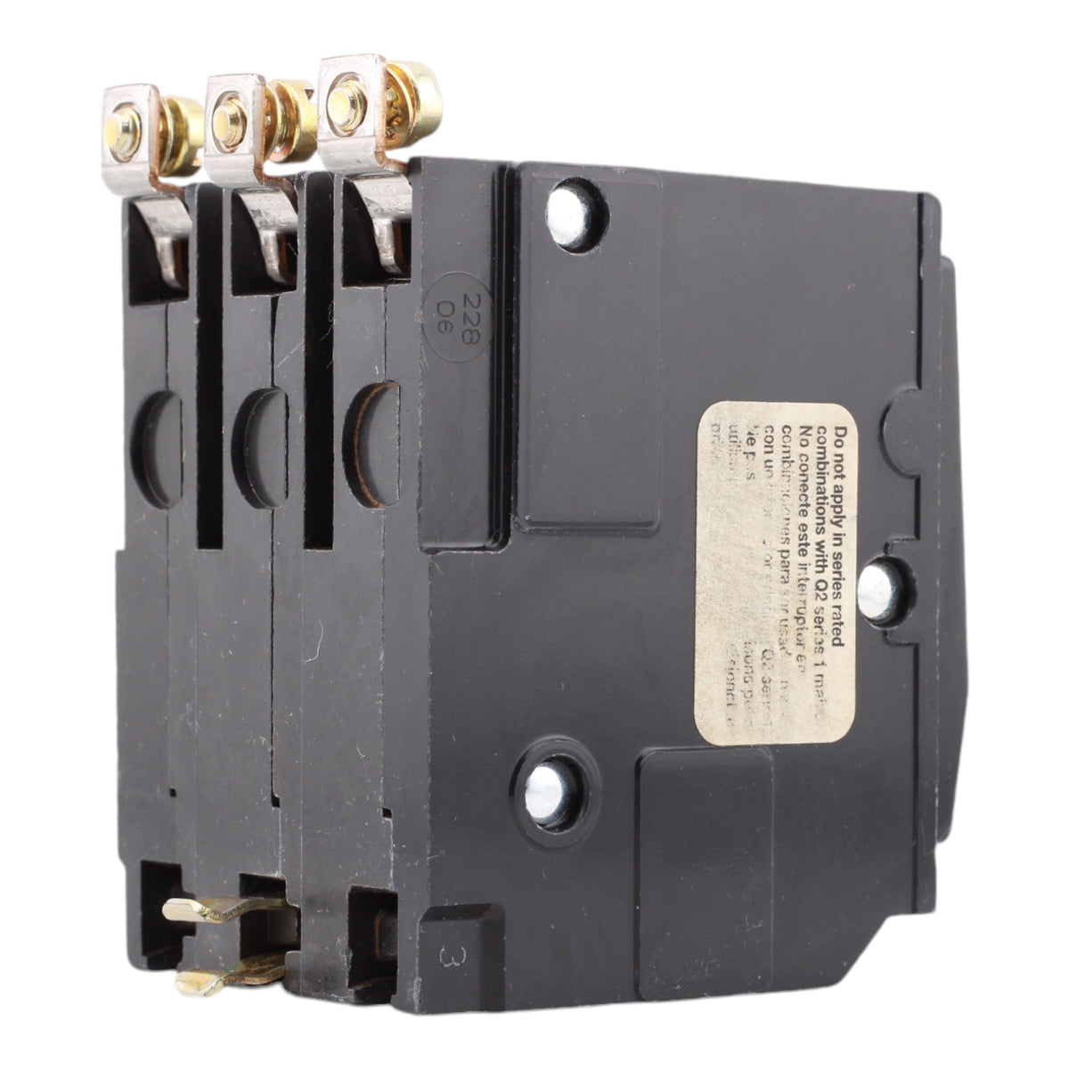 Square D QOB330 30 Amp 3 Pole 240V Standard Trip Bolt-On Circuit Breaker UL - Image 5