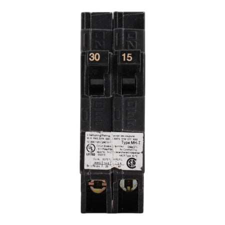 Murray MP3015 30/15A 120V 2-Pole Duplex Thermal Magnetic Circuit Breaker, Compatible with Murray and Siemens Load Centers - Image 2
