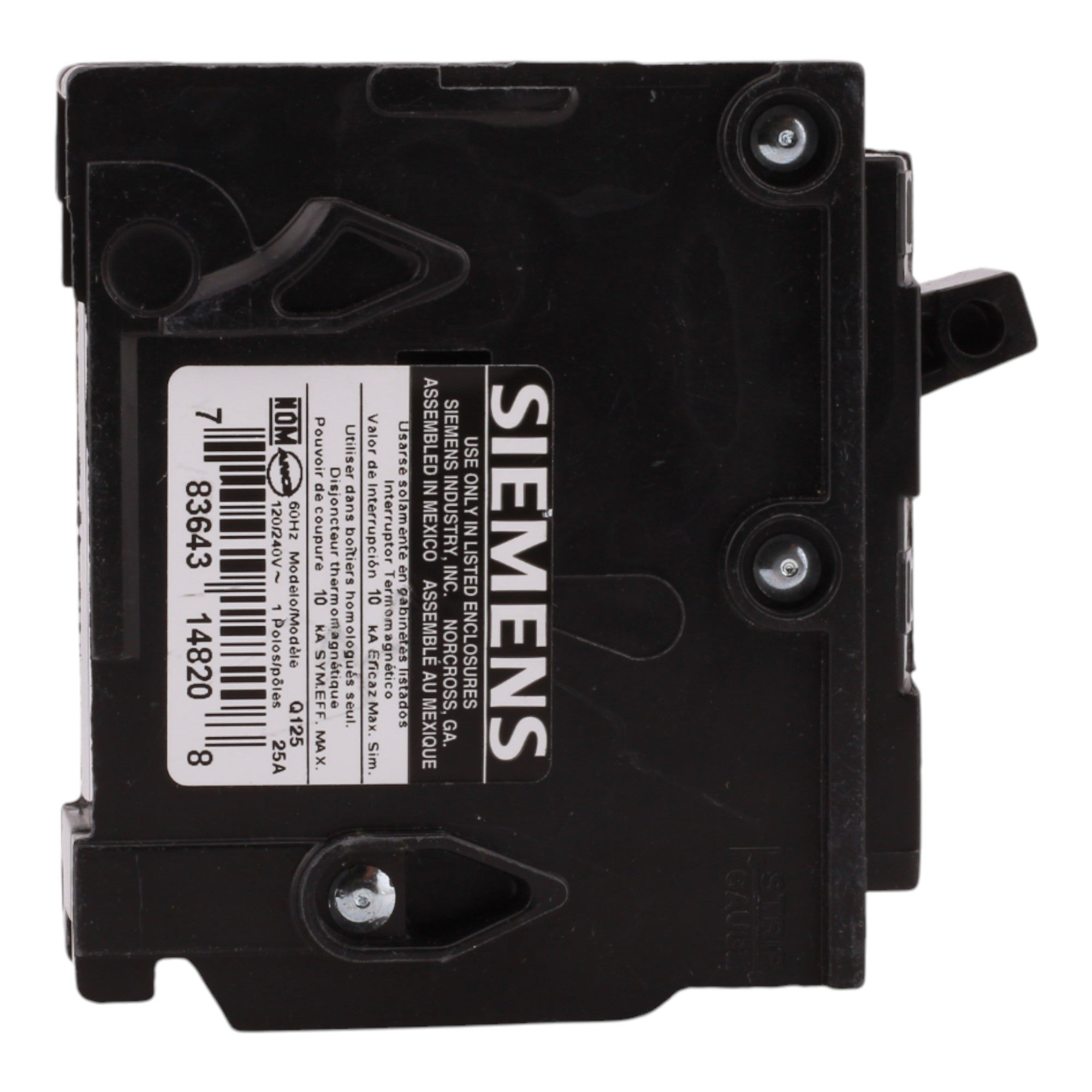 Siemens QP Q125 25A 1P 120V Circuit Breaker - Image 3
