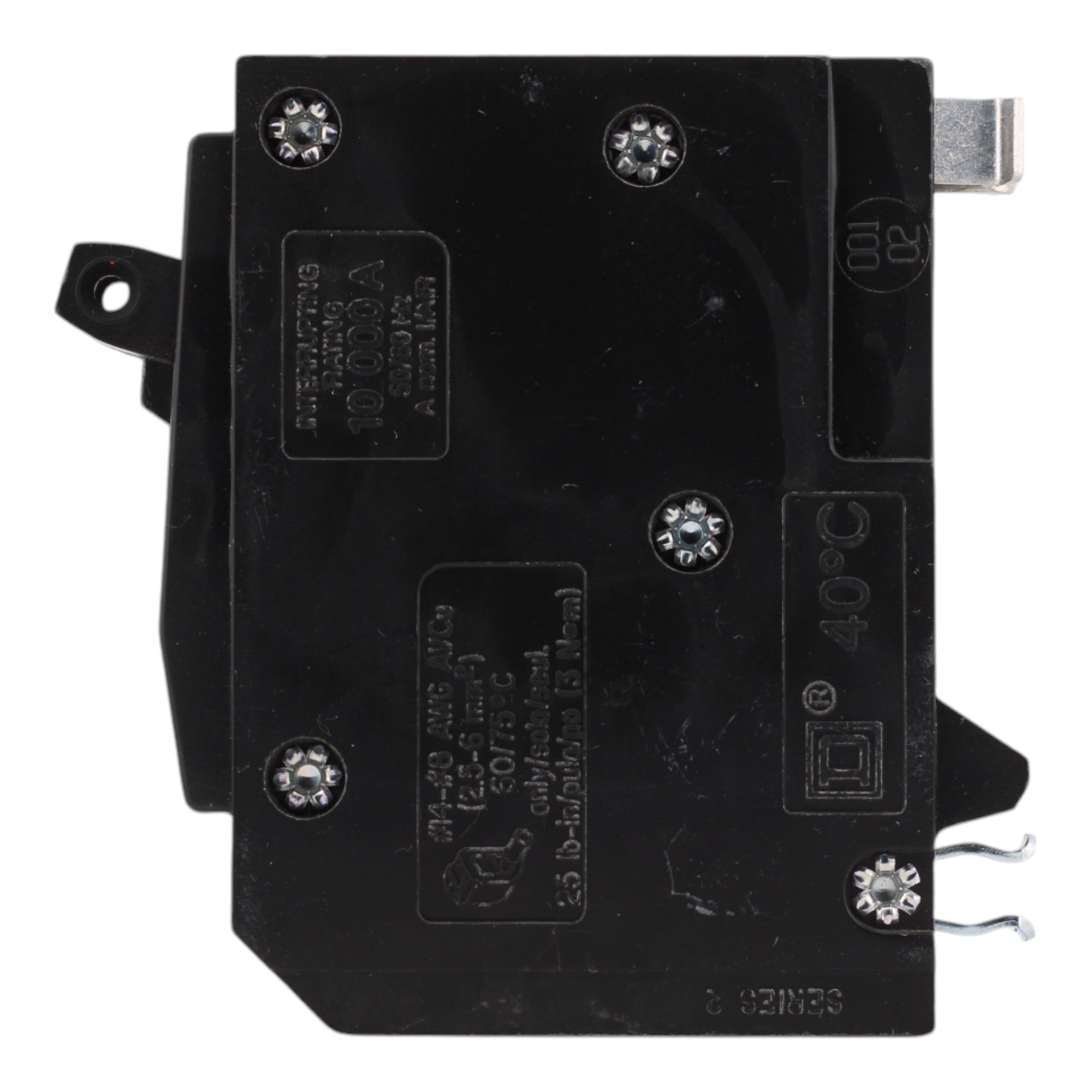 Square D QO2020 20/20A 120/240V Tandem Thermal Magnetic Circuit Breaker, Plug-In, 10kA Interrupt, for QO Load Centers - Image 4