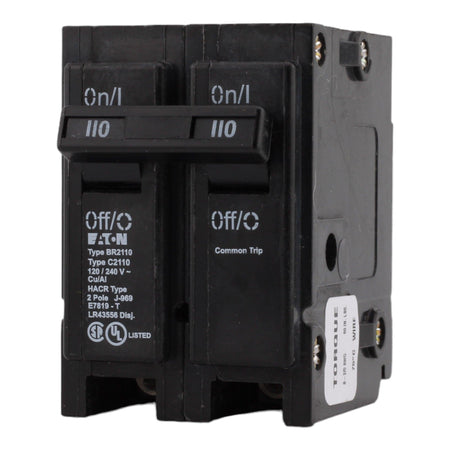 Eaton BR2110 110 Amp Double Pole 240V Plug-In Standard Trip Circuit Breaker UL - Image 3