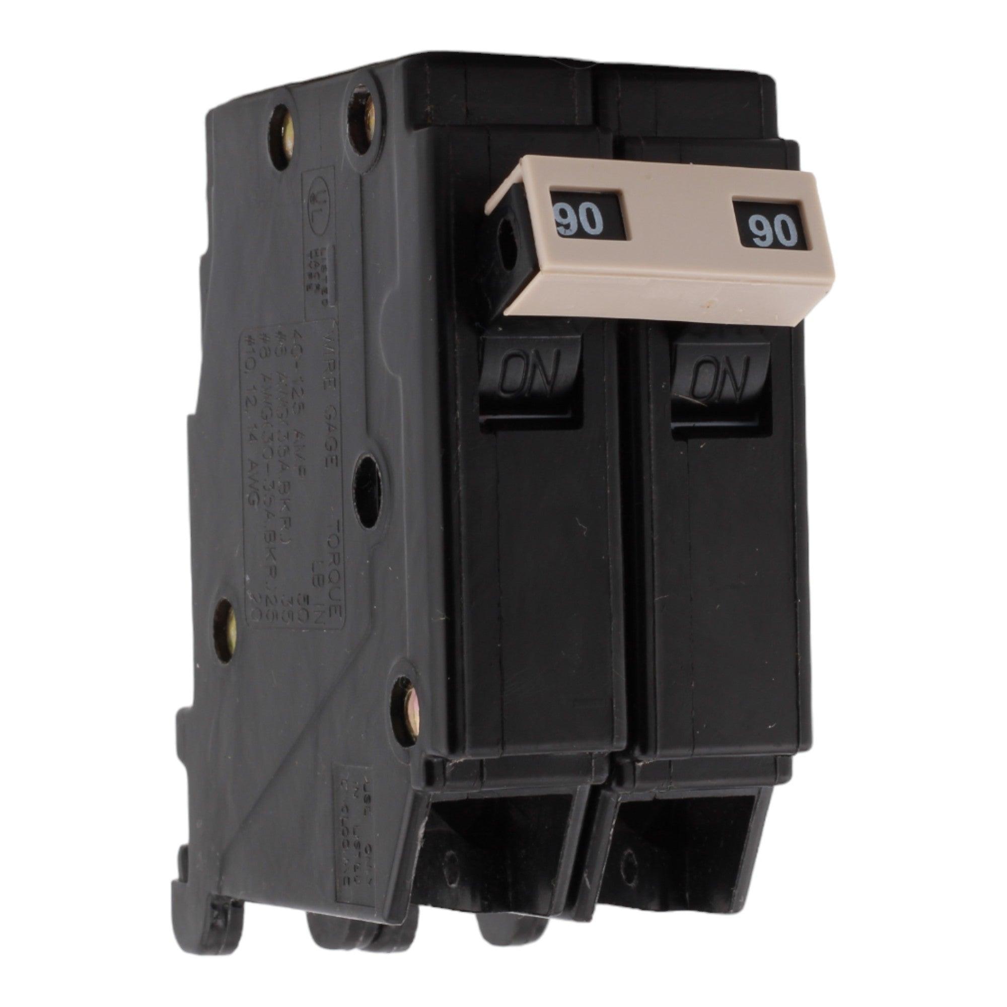 Eaton CH CH290 90A 2P 120/240V Thermal-Magnetic Circuit Breaker