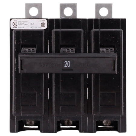 Eaton QB, QBHW3020H, 20A, 3P, 240V, 22kAIC, Bolt-On, Circuit Breaker - Image 2