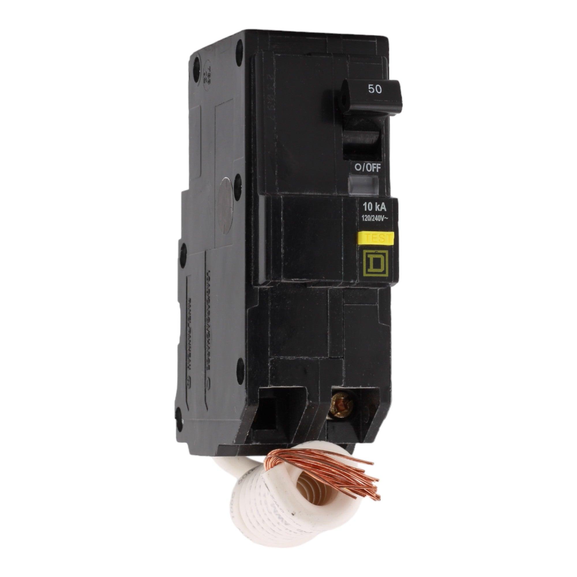 Square D QO QO250GFI 50A 2P 120/240V GFCI Circuit Breaker