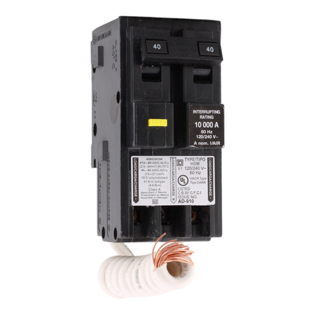 Square D Homeline HOM240GFI 40A 2P 120/240V GFCI Circuit Breaker