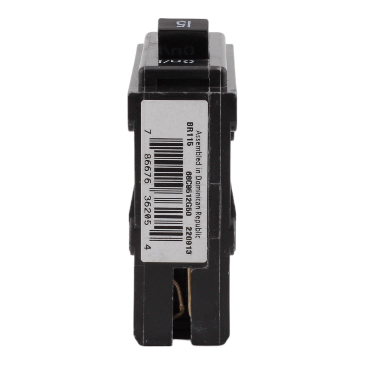 Eaton BR115 15 Amp Single Pole 120V Plug-In Standard Trip Circuit Breaker UL - Image 8