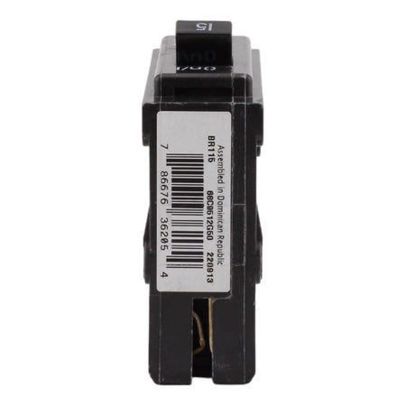 Eaton BR115 15 Amp Single Pole 120V Plug-In Standard Trip Circuit Breaker UL - Image 8